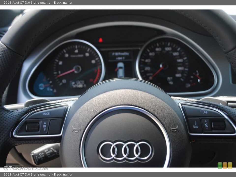 Black Interior Controls for the 2013 Audi Q7 3.0 S Line quattro #83893261