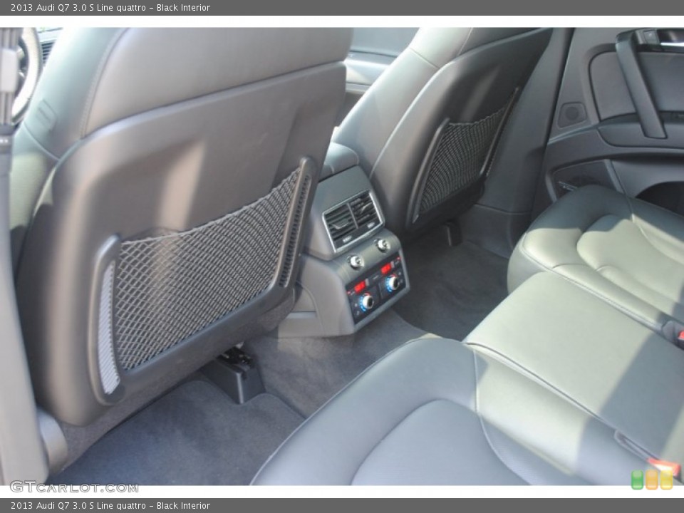 Black Interior Rear Seat for the 2013 Audi Q7 3.0 S Line quattro #83893360