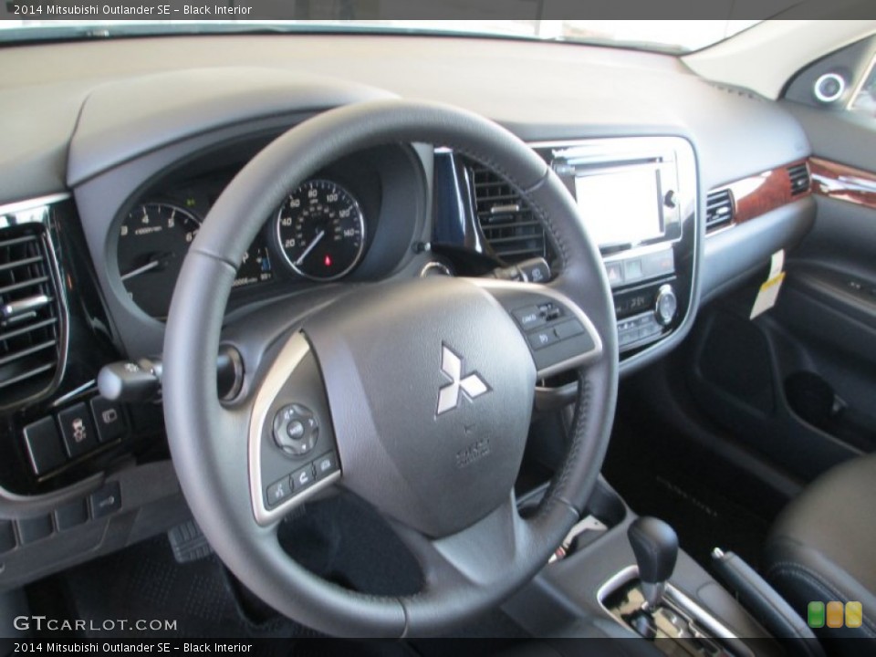 Black Interior Steering Wheel for the 2014 Mitsubishi Outlander SE #83895737