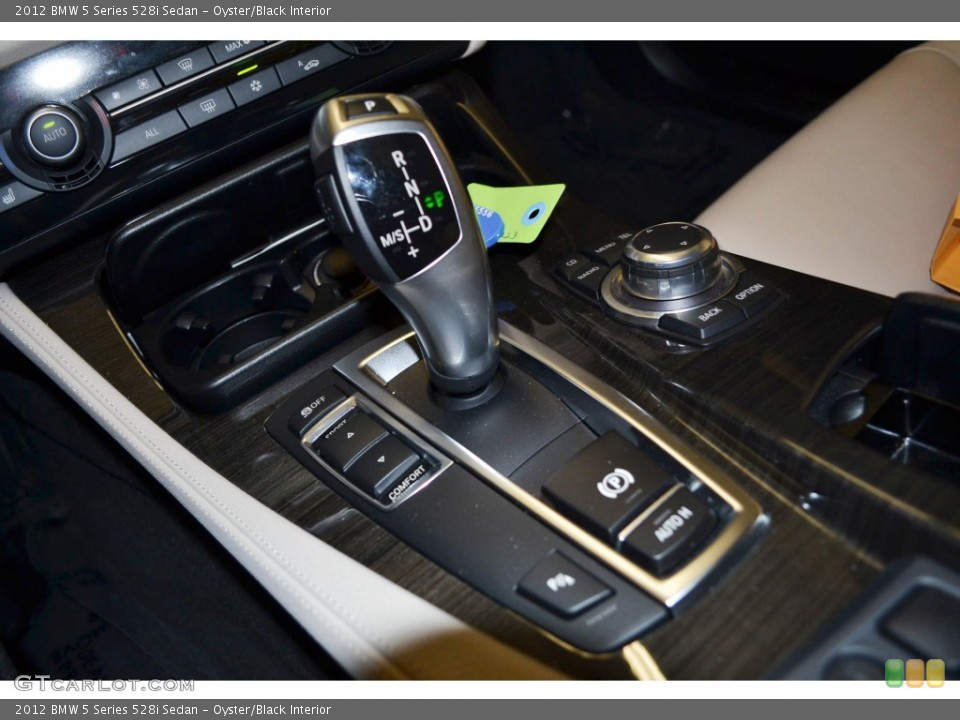Oyster/Black Interior Transmission for the 2012 BMW 5 Series 528i Sedan #83901154
