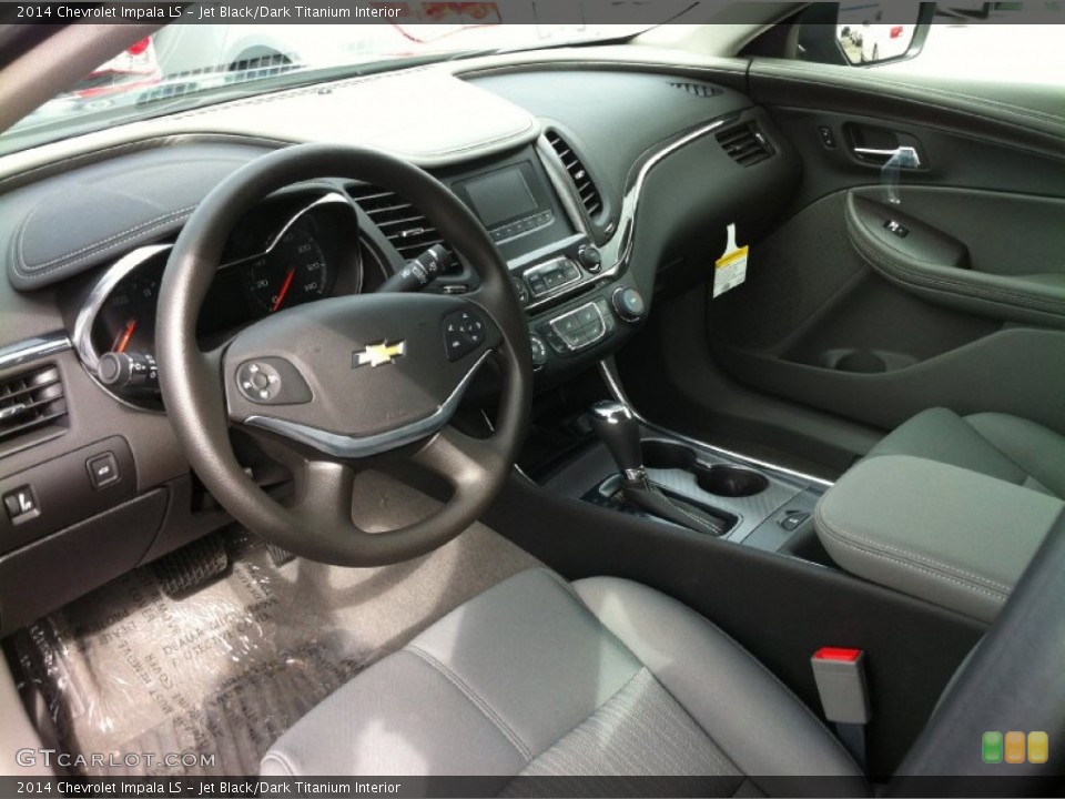 Jet Black/Dark Titanium Interior Prime Interior for the 2014 Chevrolet Impala LS #83902717