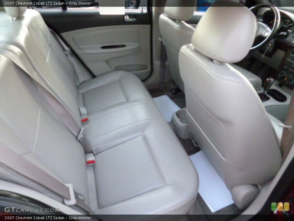 Gray Interior Rear Seat for the 2007 Chevrolet Cobalt LTZ Sedan #83904022