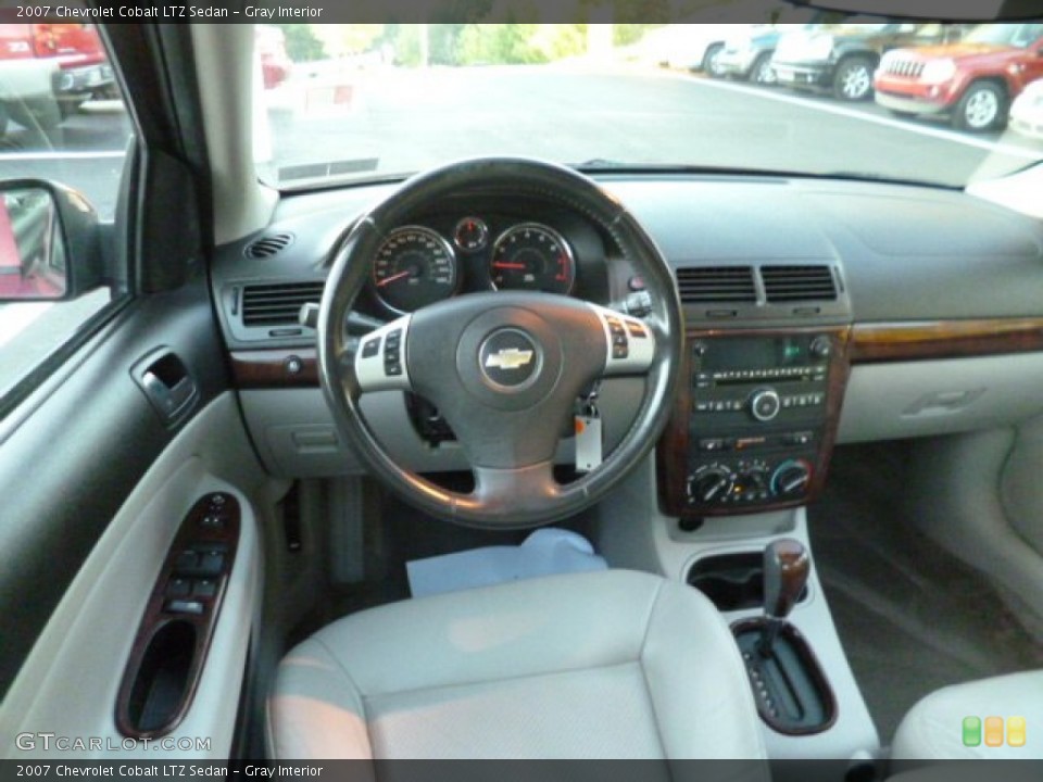 Gray Interior Dashboard for the 2007 Chevrolet Cobalt LTZ Sedan #83904070