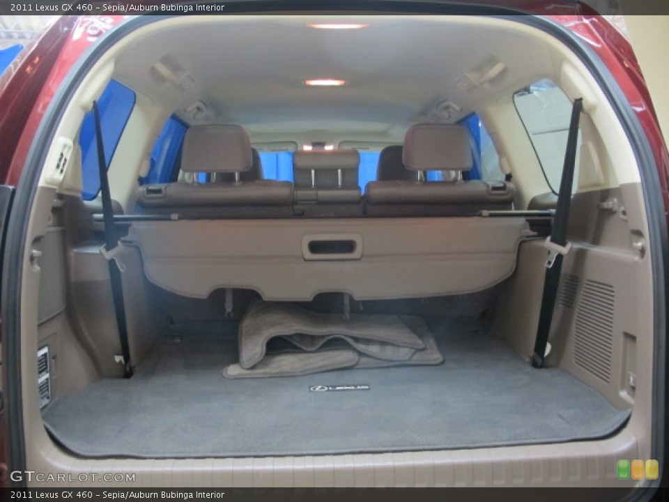 Sepia/Auburn Bubinga Interior Trunk for the 2011 Lexus GX 460 #83910913