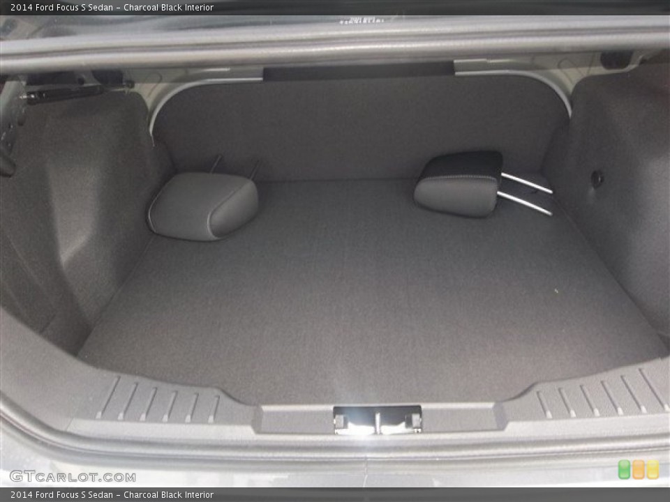 Charcoal Black Interior Trunk for the 2014 Ford Focus S Sedan #83911039