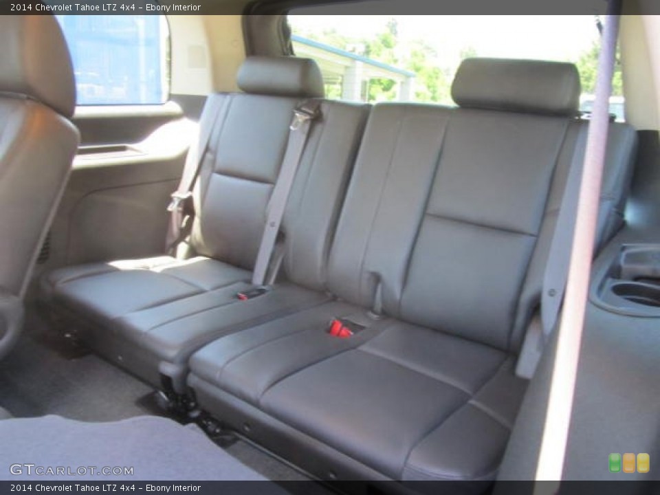 Ebony Interior Rear Seat for the 2014 Chevrolet Tahoe LTZ 4x4 #83912766