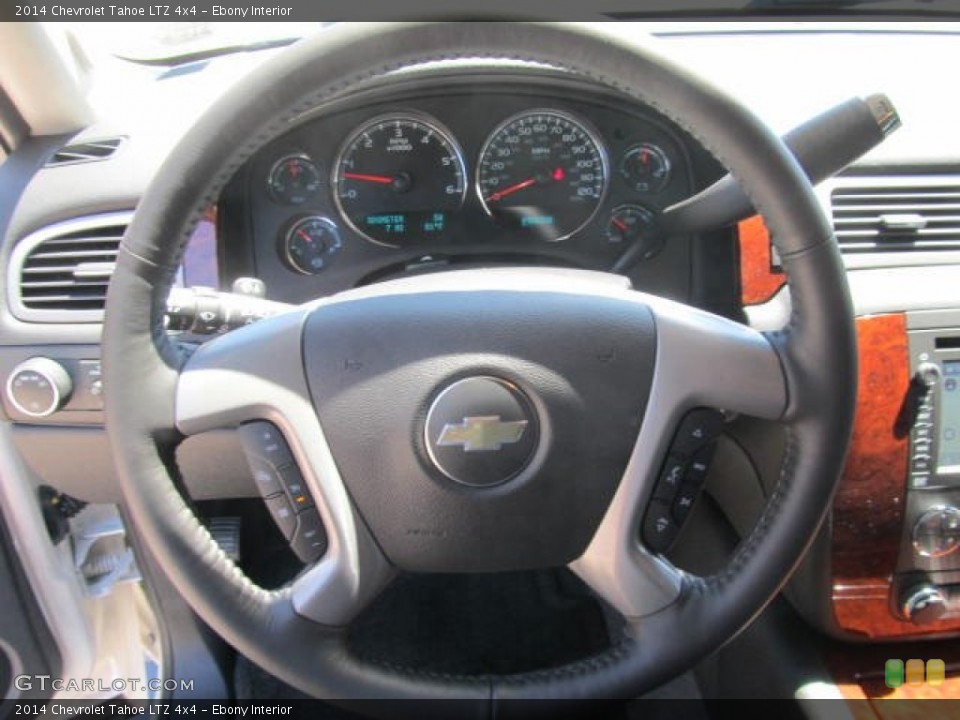 Ebony Interior Steering Wheel for the 2014 Chevrolet Tahoe LTZ 4x4 #83912788