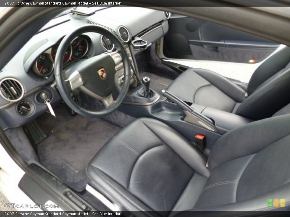 Sea Blue Interior Prime Interior for the 2007 Porsche Cayman  #83915368