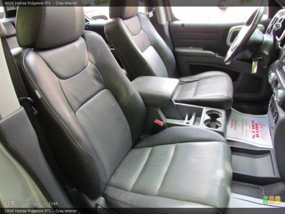 Gray Interior Front Seat for the 2006 Honda Ridgeline RTL #83915422