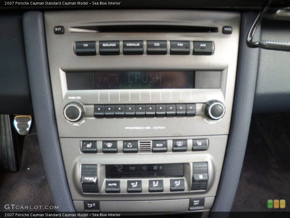 Sea Blue Interior Controls for the 2007 Porsche Cayman  #83915491