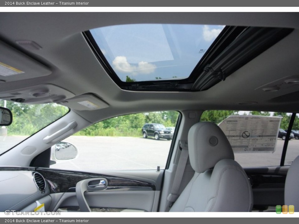 Titanium Interior Sunroof for the 2014 Buick Enclave Leather #83917702