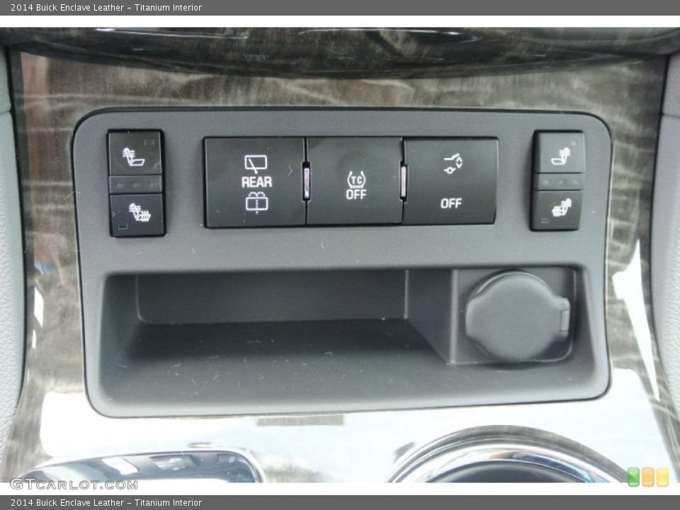 Titanium Interior Controls for the 2014 Buick Enclave Leather #83917723