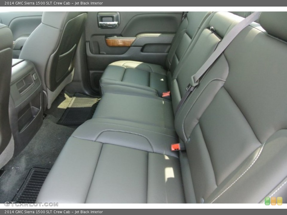 Jet Black Interior Rear Seat for the 2014 GMC Sierra 1500 SLT Crew Cab #83918689