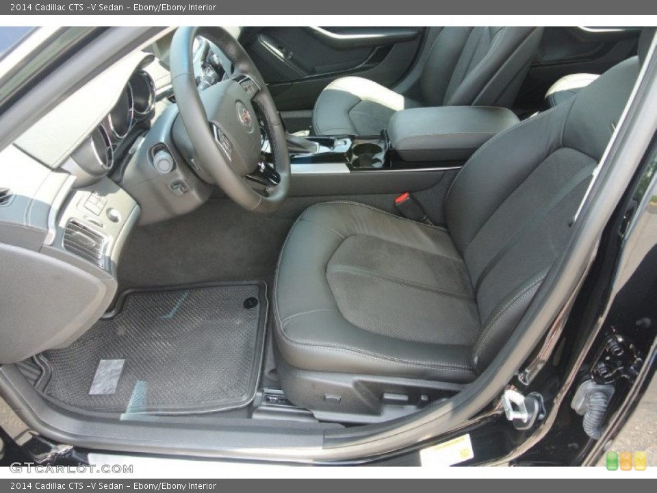 Ebony/Ebony Interior Front Seat for the 2014 Cadillac CTS -V Sedan #83919958