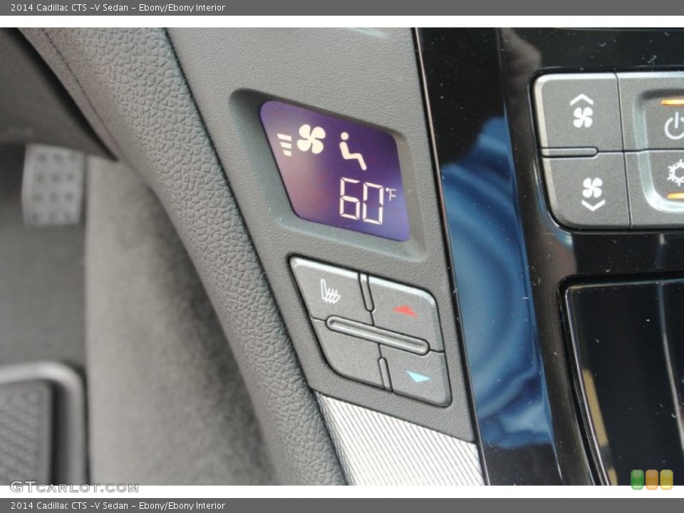 Ebony/Ebony Interior Controls for the 2014 Cadillac CTS -V Sedan #83920021