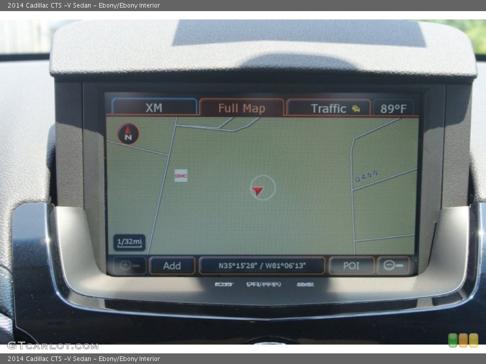 Ebony/Ebony Interior Navigation for the 2014 Cadillac CTS -V Sedan #83920066