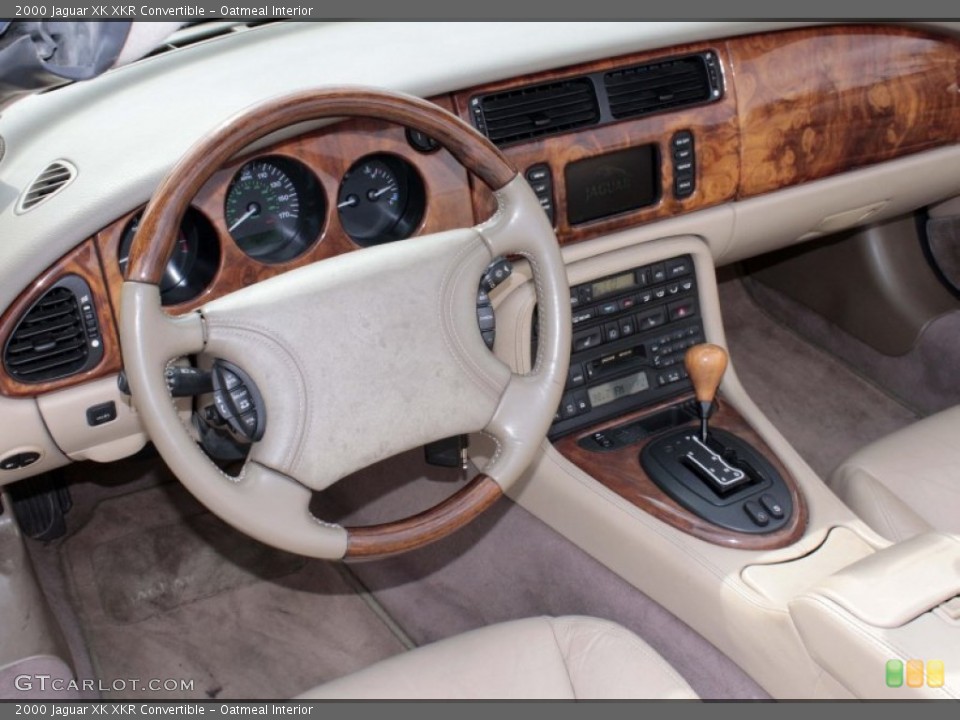 Oatmeal Interior Dashboard for the 2000 Jaguar XK XKR Convertible #83927731