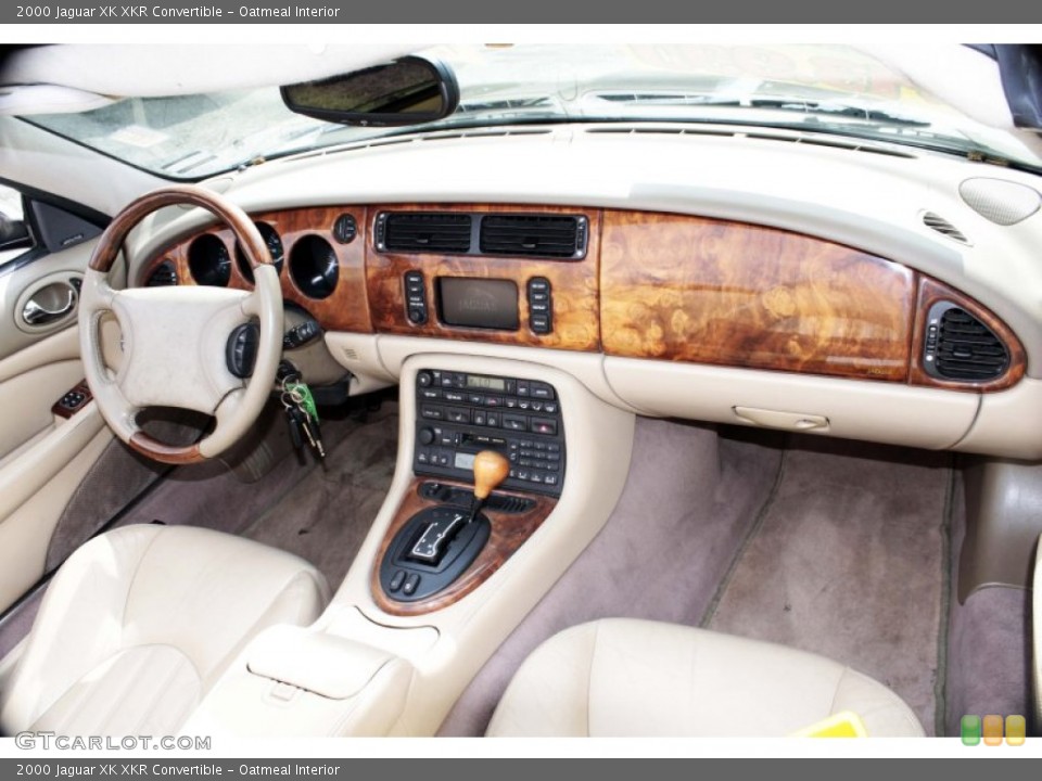 Oatmeal Interior Dashboard for the 2000 Jaguar XK XKR Convertible #83927929