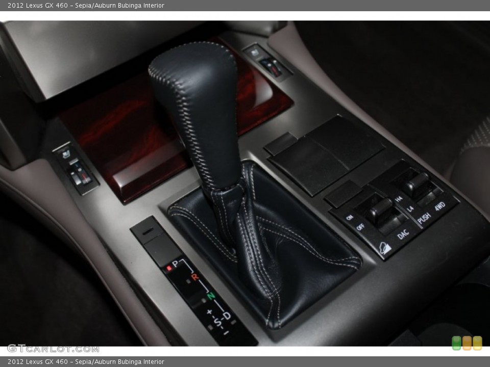 Sepia/Auburn Bubinga Interior Transmission for the 2012 Lexus GX 460 #83929774
