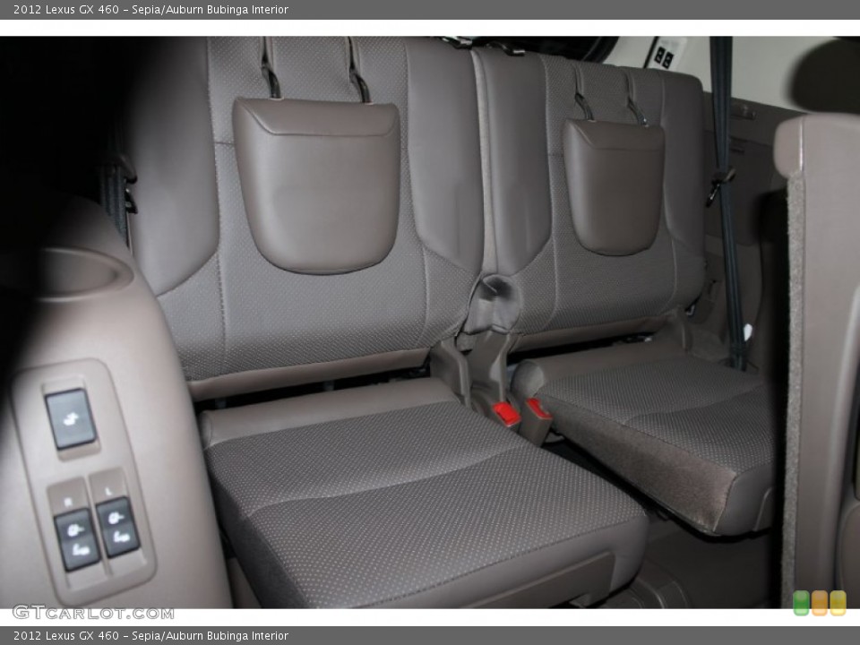 Sepia/Auburn Bubinga Interior Rear Seat for the 2012 Lexus GX 460 #83929999