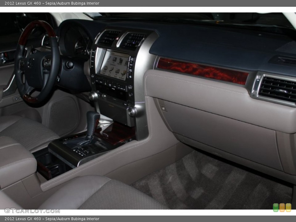 Sepia/Auburn Bubinga Interior Dashboard for the 2012 Lexus GX 460 #83930044