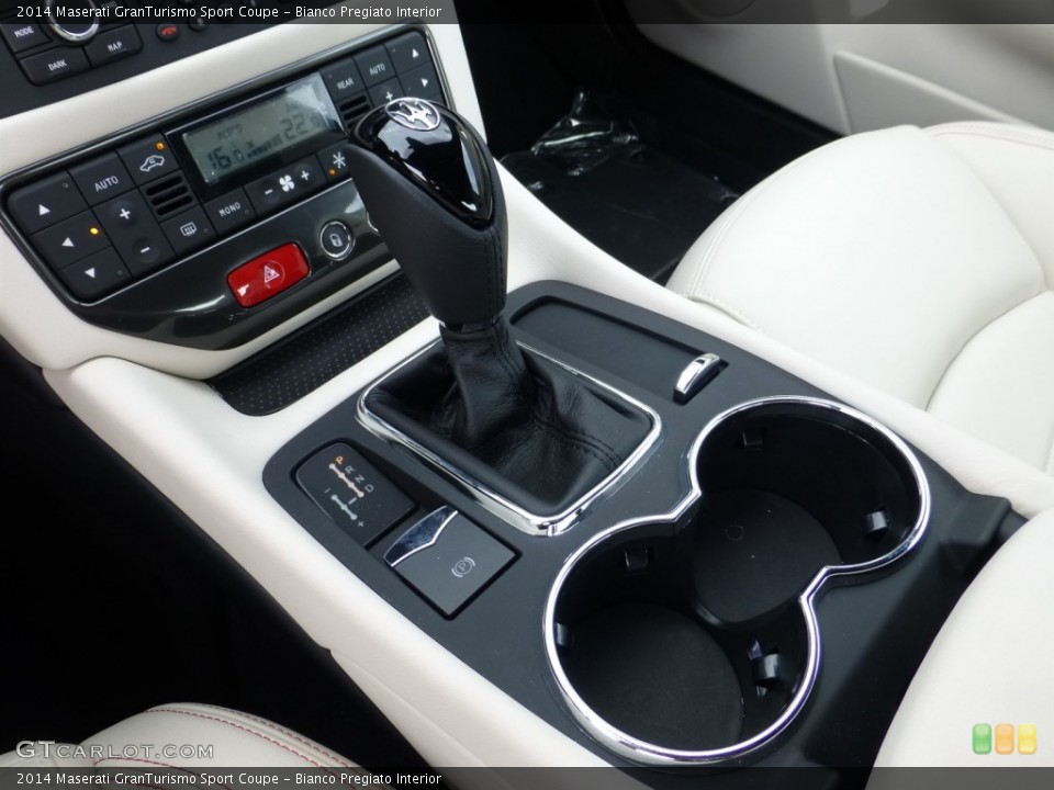 Bianco Pregiato Interior Transmission for the 2014 Maserati GranTurismo Sport Coupe #83931442