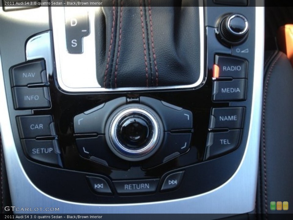 Black/Brown Interior Controls for the 2011 Audi S4 3.0 quattro Sedan #83932648