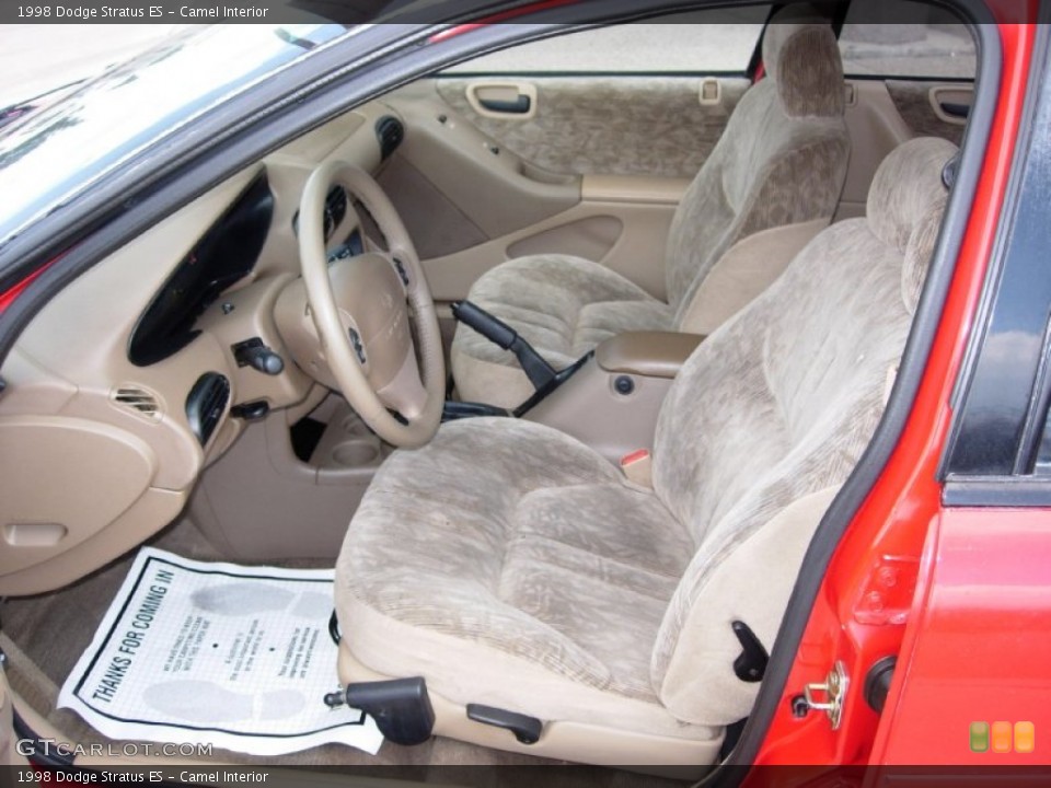 Camel Interior Front Seat for the 1998 Dodge Stratus ES #83933320