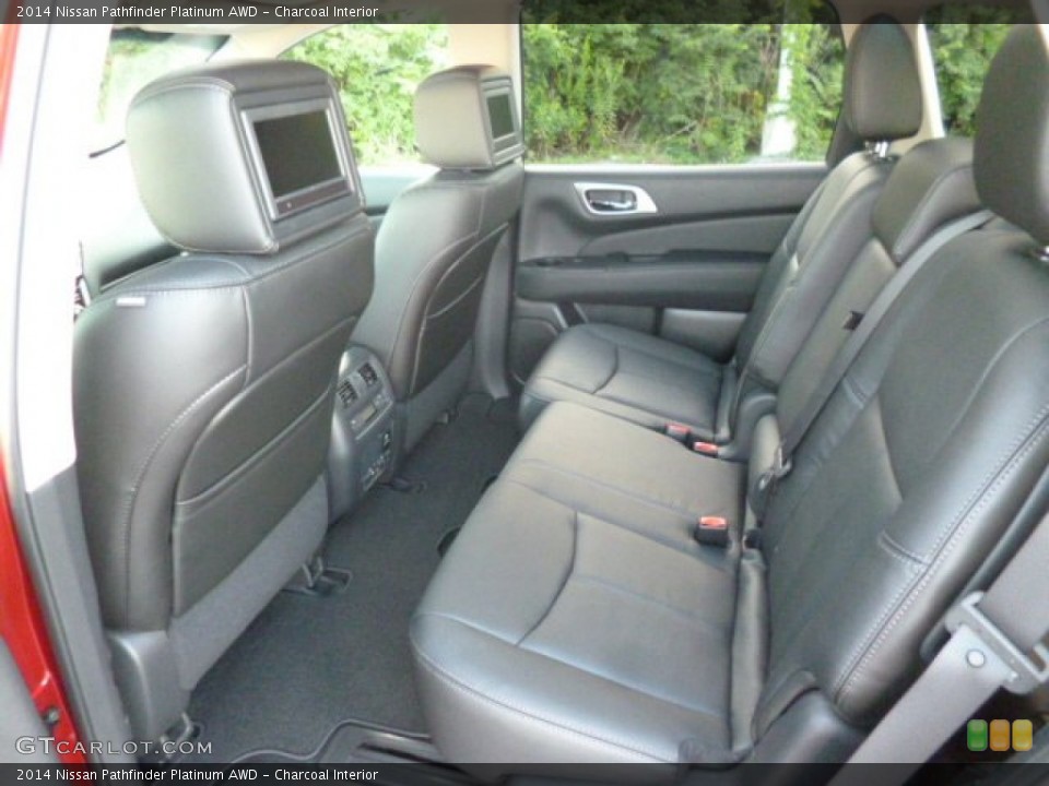 Charcoal Interior Rear Seat for the 2014 Nissan Pathfinder Platinum AWD #83942071