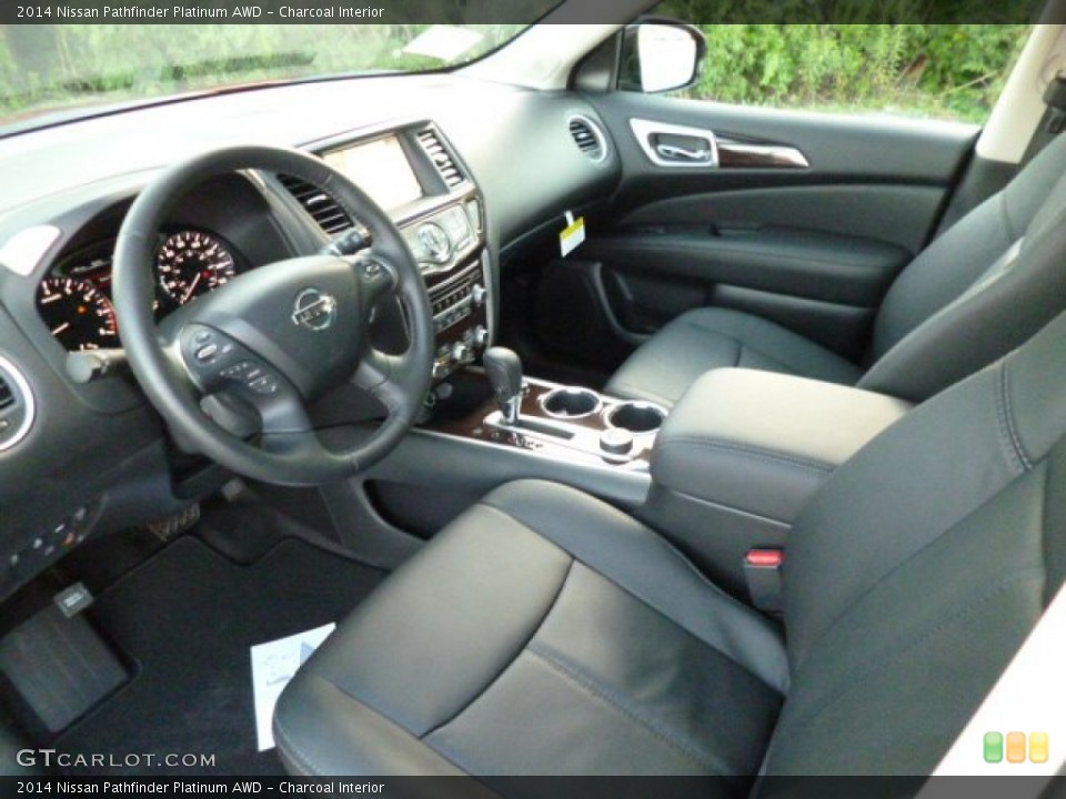 Charcoal Interior Prime Interior for the 2014 Nissan Pathfinder Platinum AWD #83942113