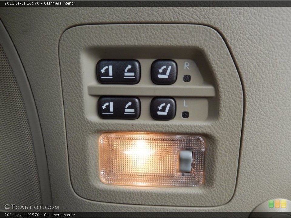 Cashmere Interior Controls for the 2011 Lexus LX 570 #83942209