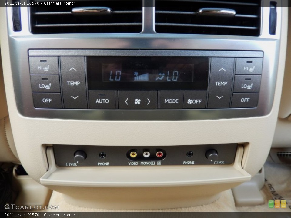 Cashmere Interior Controls for the 2011 Lexus LX 570 #83942485