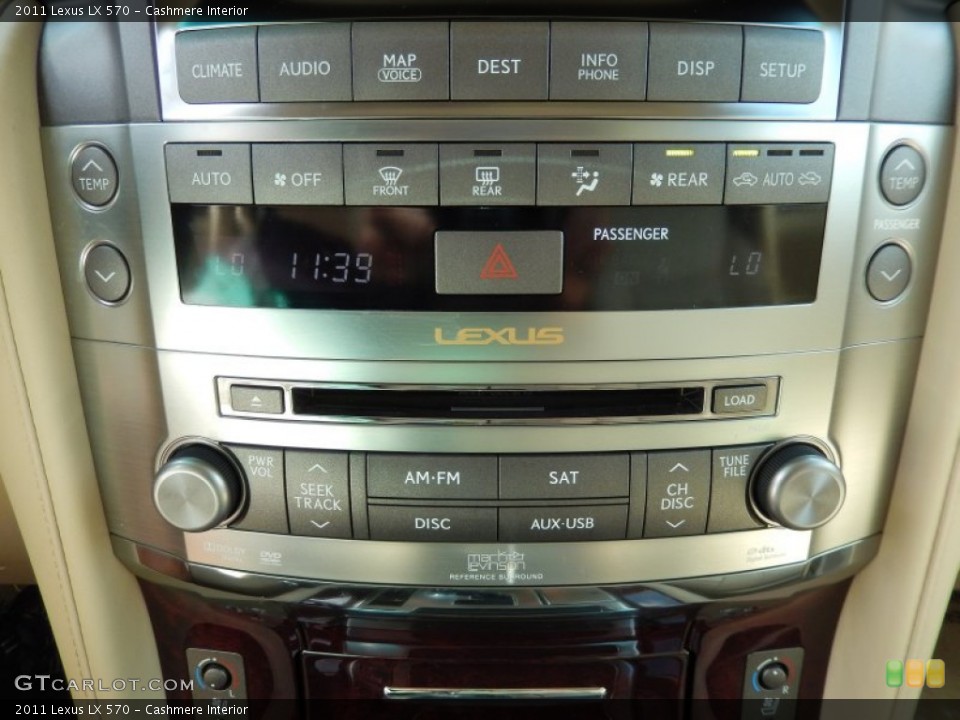 Cashmere Interior Controls for the 2011 Lexus LX 570 #83942626