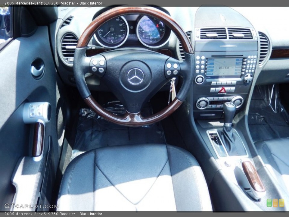 Black Interior Dashboard for the 2006 Mercedes-Benz SLK 350 Roadster #83946298