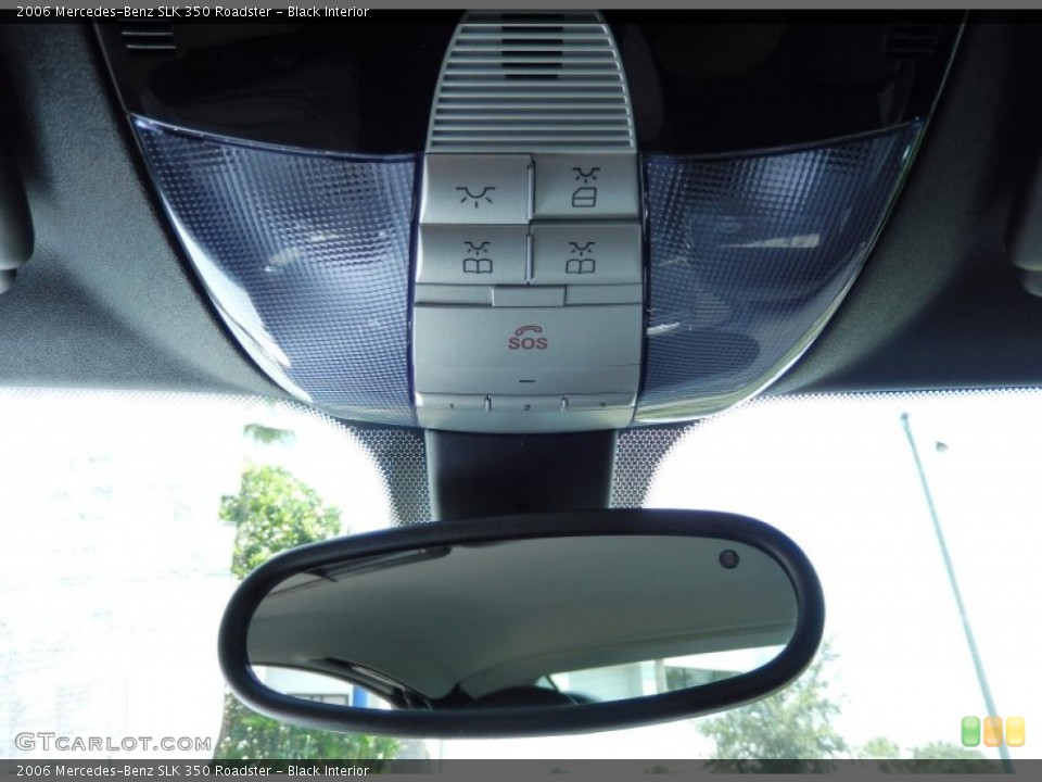 Black Interior Controls for the 2006 Mercedes-Benz SLK 350 Roadster #83946460