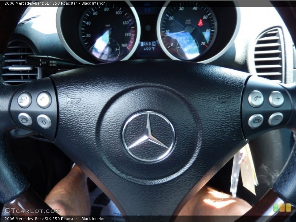 Black Interior Steering Wheel for the 2006 Mercedes-Benz SLK 350 Roadster #83946475