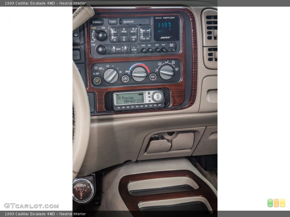 Neutral Interior Controls for the 1999 Cadillac Escalade 4WD #83949886