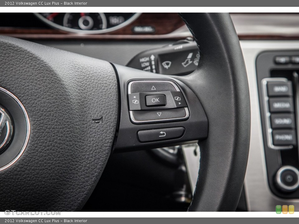 Black Interior Controls for the 2012 Volkswagen CC Lux Plus #83951026