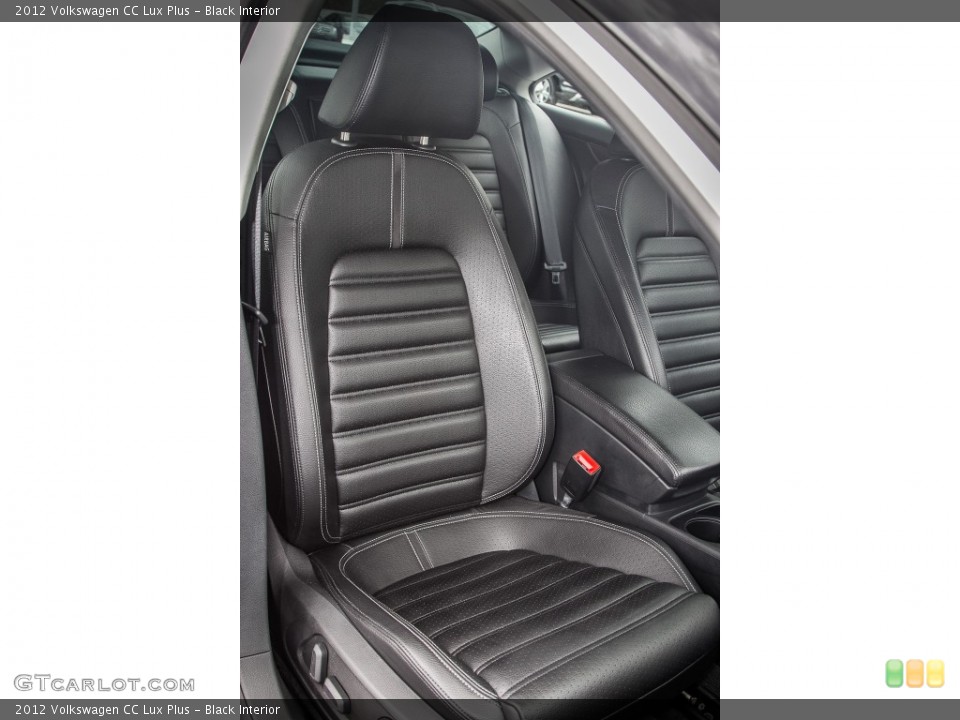 Black Interior Front Seat for the 2012 Volkswagen CC Lux Plus #83951299