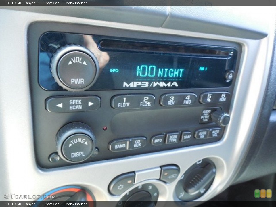 Ebony Interior Audio System for the 2011 GMC Canyon SLE Crew Cab #83952352