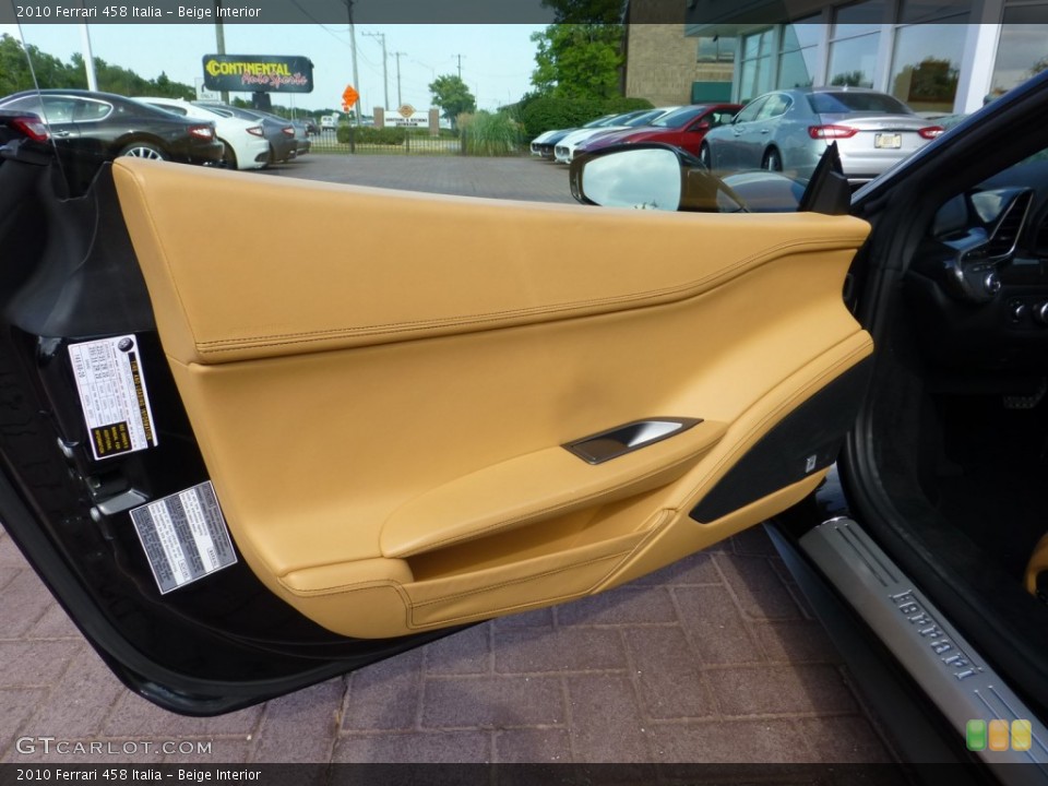 Beige Interior Door Panel for the 2010 Ferrari 458 Italia #83952667