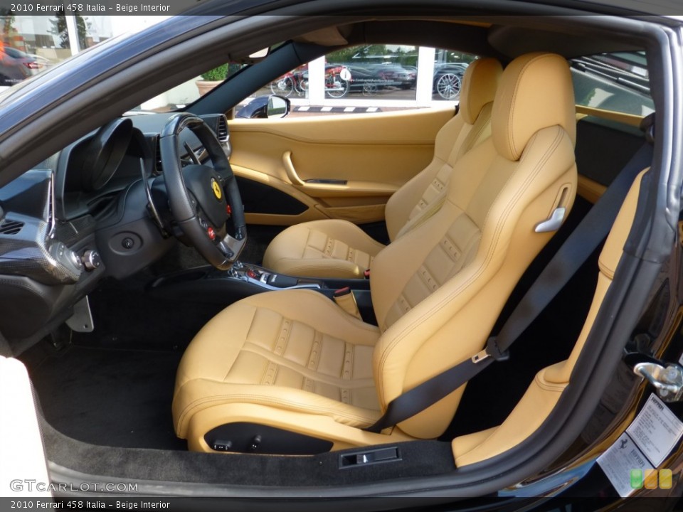 Beige Interior Front Seat for the 2010 Ferrari 458 Italia #83952715