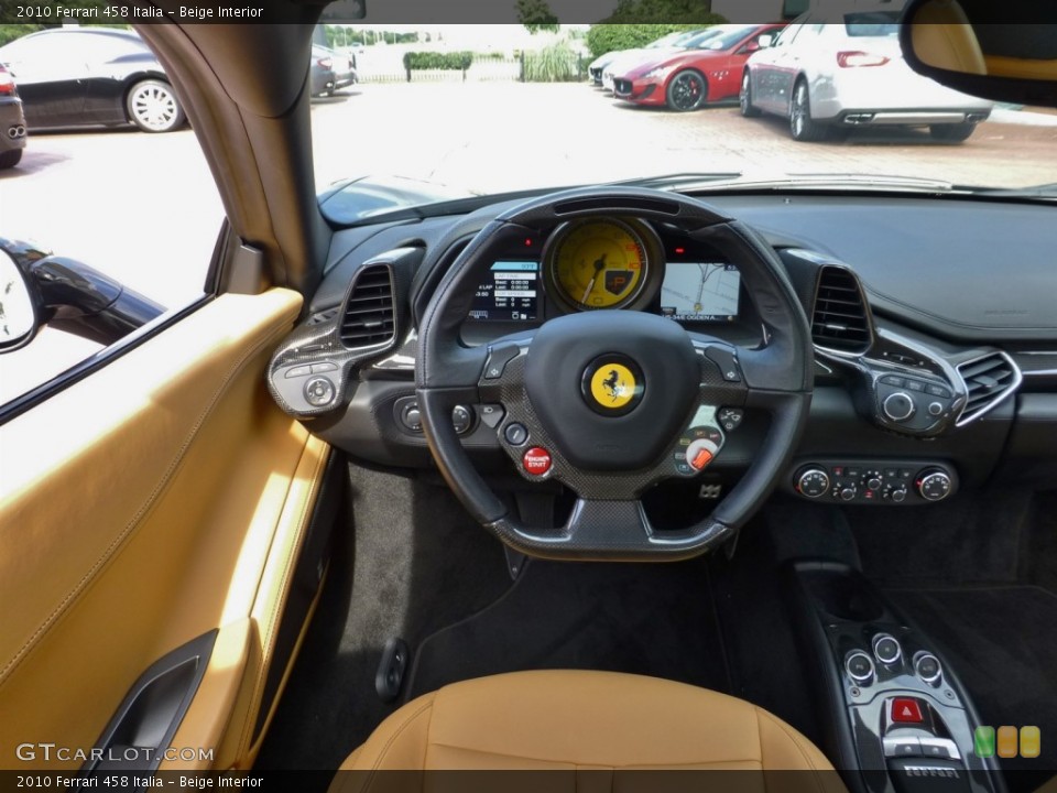 Beige Interior Steering Wheel for the 2010 Ferrari 458 Italia #83952778