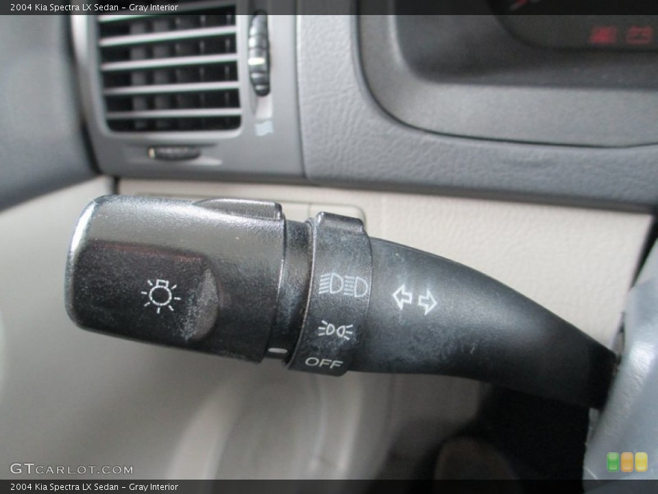 Gray Interior Controls for the 2004 Kia Spectra LX Sedan #83954218