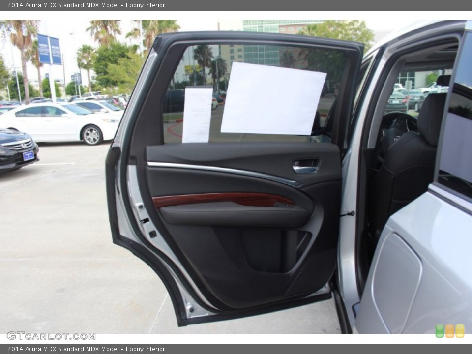 Ebony Interior Door Panel for the 2014 Acura MDX  #83954893