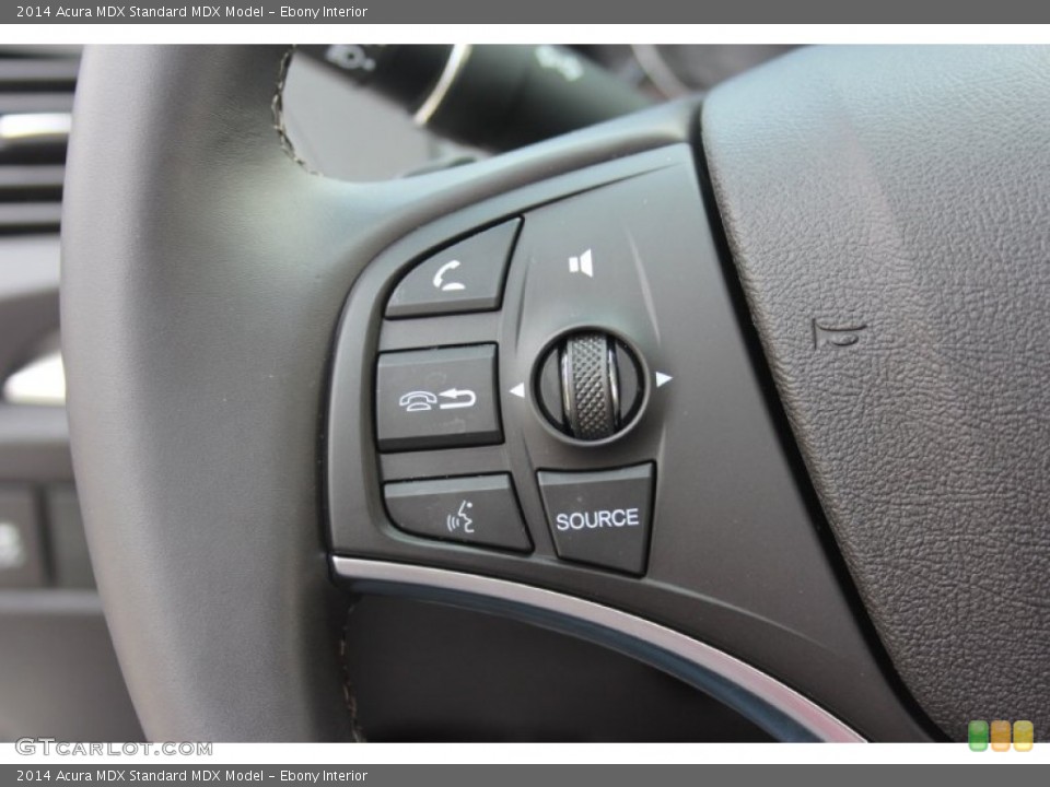 Ebony Interior Controls for the 2014 Acura MDX  #83955300