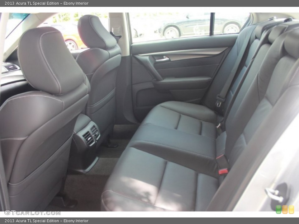 Ebony Interior Rear Seat for the 2013 Acura TL Special Edition #83955622
