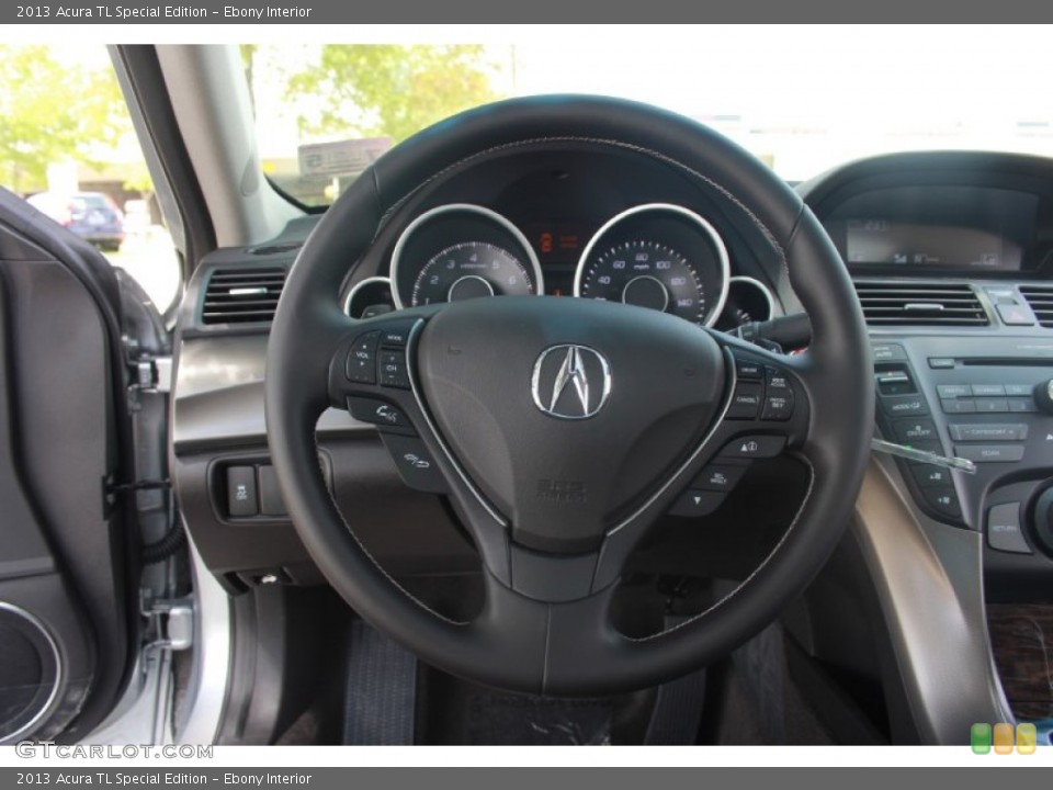 Ebony Interior Steering Wheel for the 2013 Acura TL Special Edition #83955859