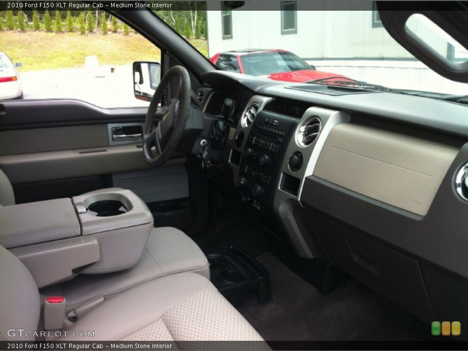 Medium Stone Interior Dashboard for the 2010 Ford F150 XLT Regular Cab #83958673