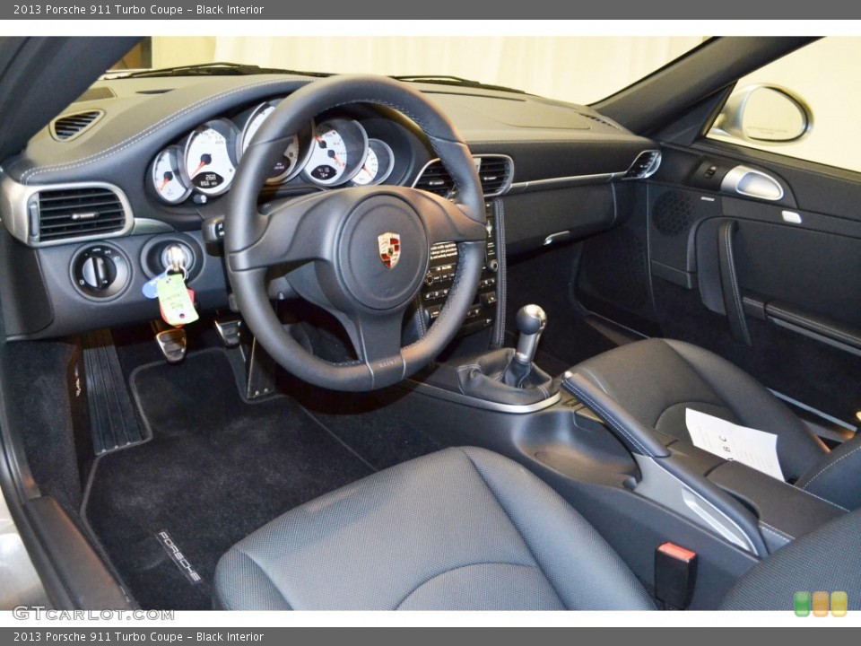 Black Interior Prime Interior for the 2013 Porsche 911 Turbo Coupe #83959264